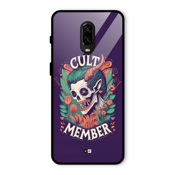 Cult Member Glass Back Case for OnePlus 6T