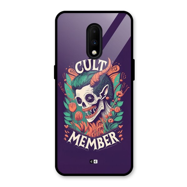 Cult Member Glass Back Case for OnePlus 7