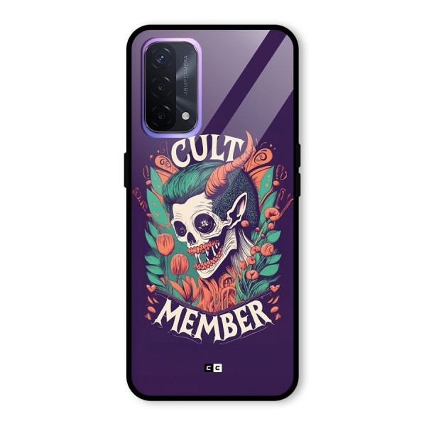 Cult Member Glass Back Case for Oppo A74 5G
