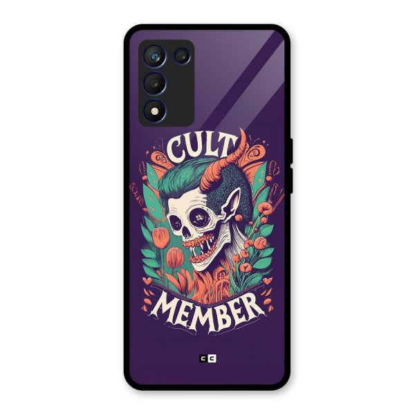 Cult Member Glass Back Case for Realme 9 5G Speed