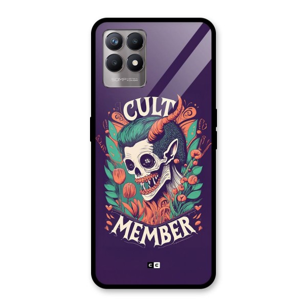 Cult Member Glass Back Case for Realme Narzo 50