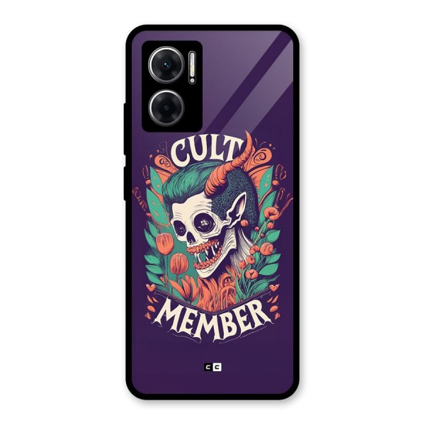 Cult Member Glass Back Case for Redmi 11 Prime 5G