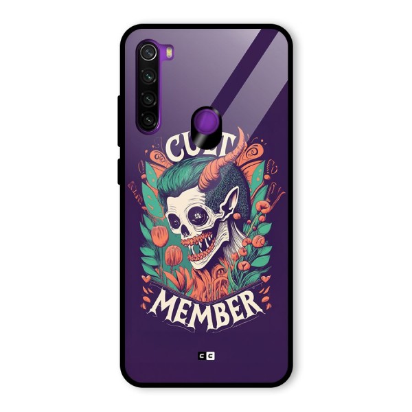 Cult Member Glass Back Case for Redmi Note 8
