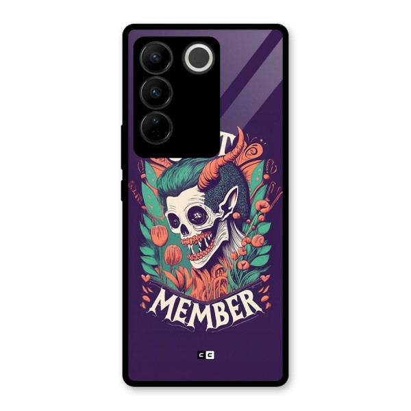 Cult Member Glass Back Case for Vivo V27