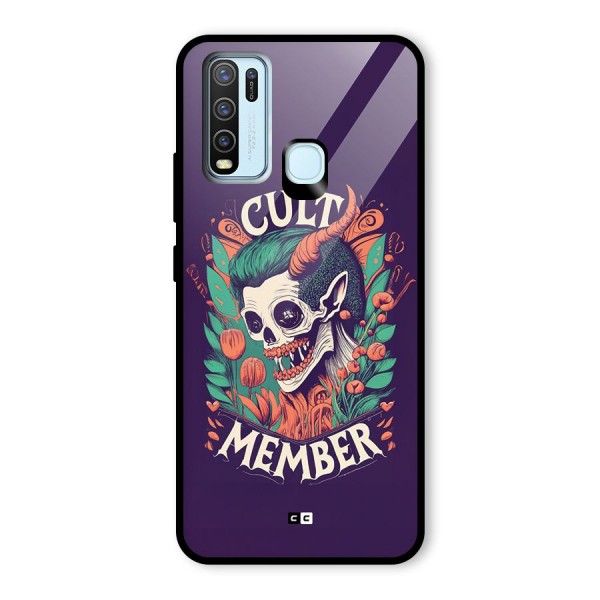 Cult Member Glass Back Case for Vivo Y30