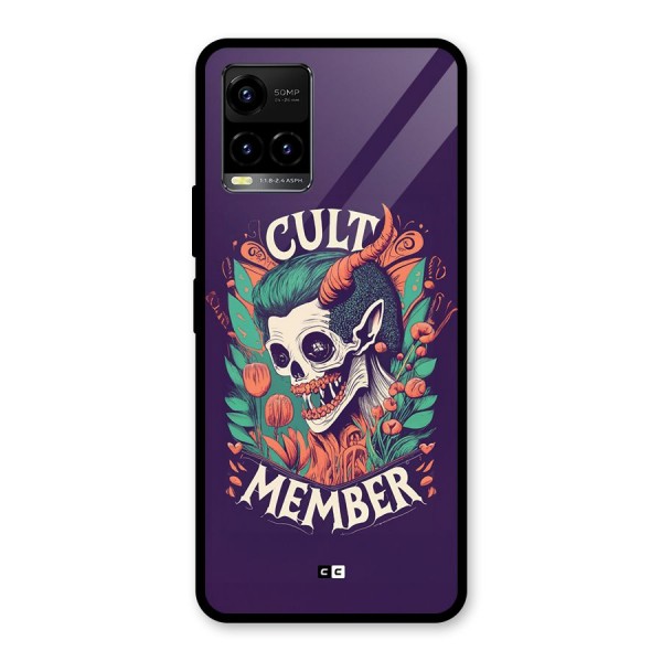 Cult Member Glass Back Case for Vivo Y33s