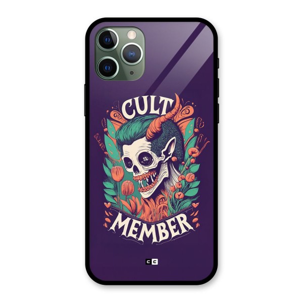 Cult Member Glass Back Case for iPhone 11 Pro