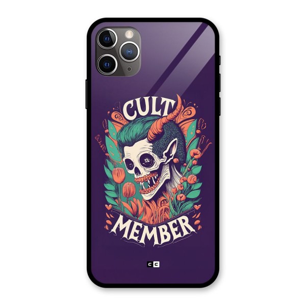 Cult Member Glass Back Case for iPhone 11 Pro Max