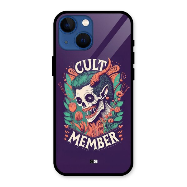 Cult Member Glass Back Case for iPhone 13 Mini