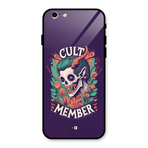 Cult Member Glass Back Case for iPhone 6 6S