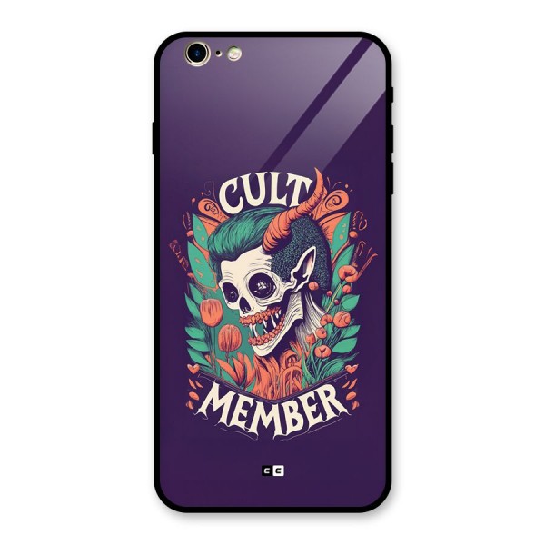 Cult Member Glass Back Case for iPhone 6 Plus 6S Plus