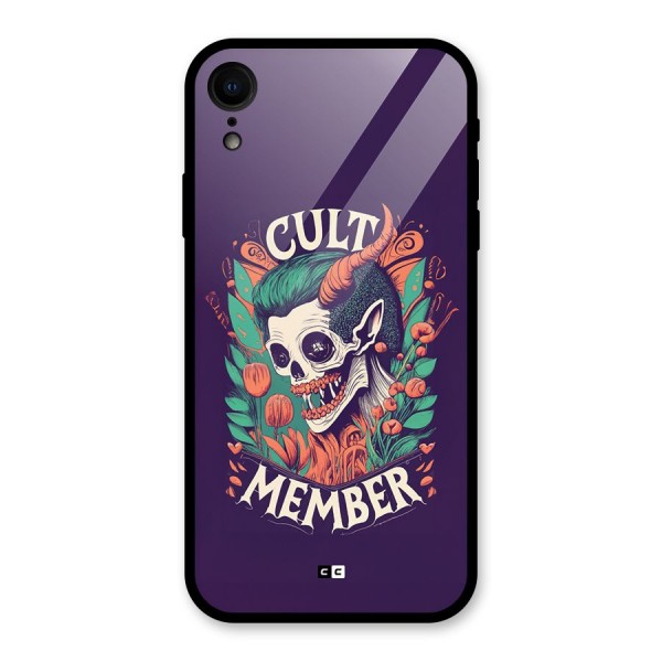 Cult Member Glass Back Case for iPhone XR