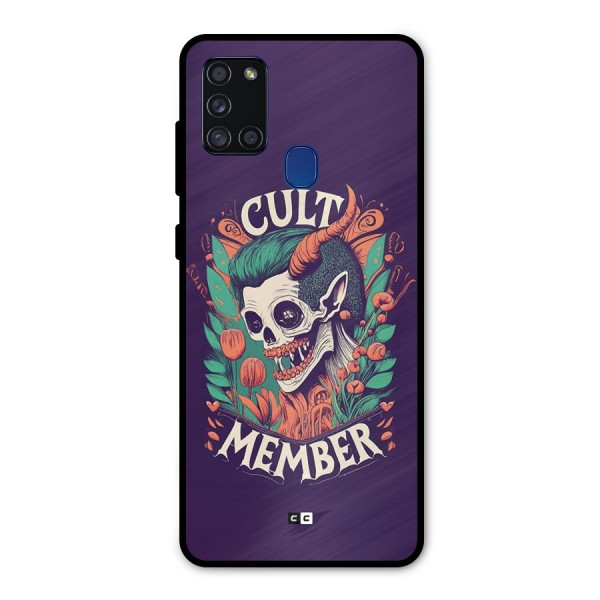 Cult Member Metal Back Case for Galaxy A21s