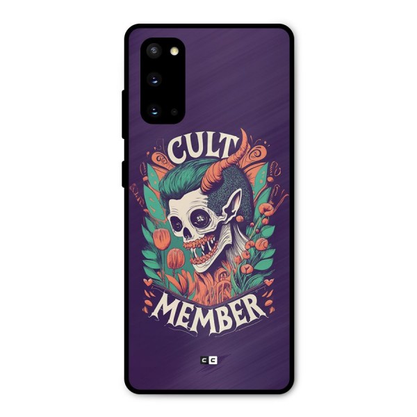 Cult Member Metal Back Case for Galaxy S20
