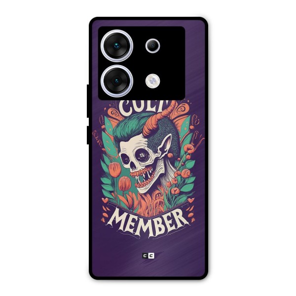Cult Member Metal Back Case for Infinix Zero 30 5G