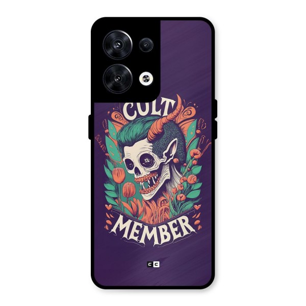 Cult Member Metal Back Case for Oppo Reno8 5G