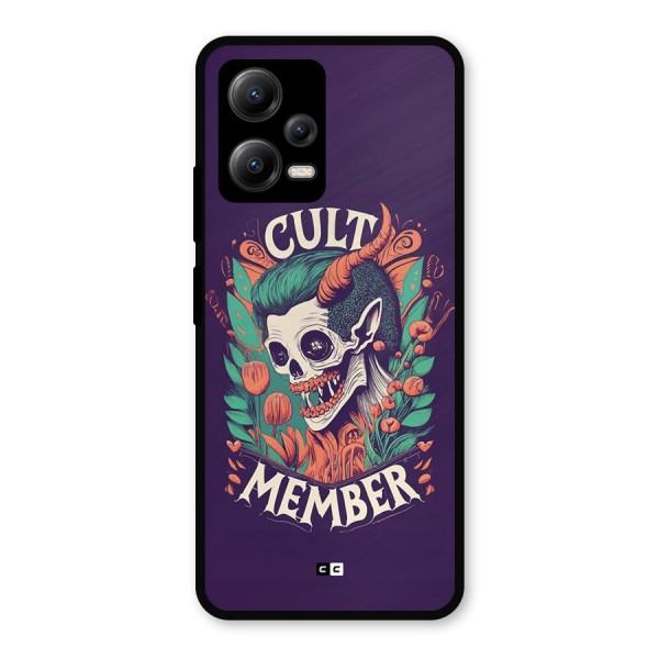 Cult Member Metal Back Case for Poco X5