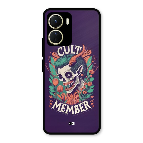 Cult Member Metal Back Case for Vivo Y16