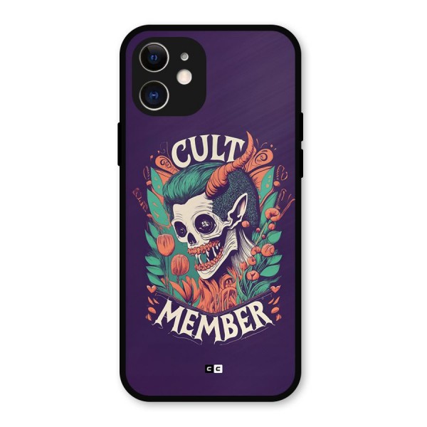 Cult Member Metal Back Case for iPhone 12