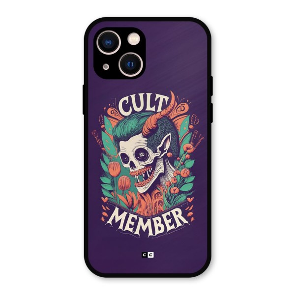 Cult Member Metal Back Case for iPhone 13