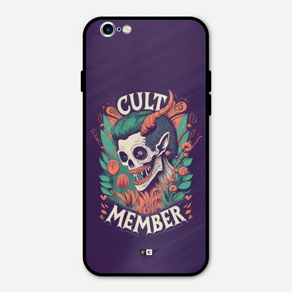 Cult Member Metal Back Case for iPhone 6 6s