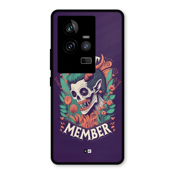 Cult Member Metal Back Case for iQOO 11 5G