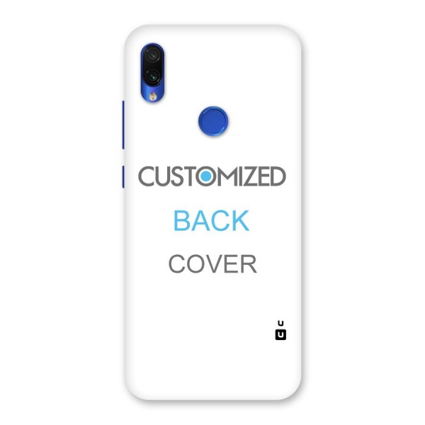 Customized Back Case for Redmi Note 7S