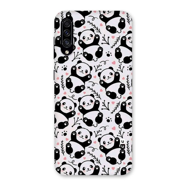 Cute Adorable Panda Pattern Back Case for Galaxy A30s