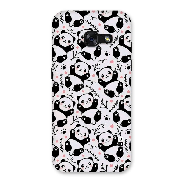 Cute Adorable Panda Pattern Back Case for Galaxy A3 (2017)