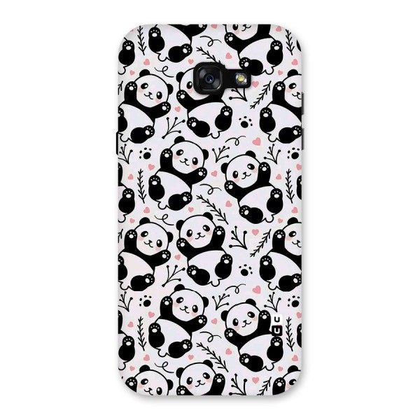 Cute Adorable Panda Pattern Back Case for Galaxy A7 (2017)