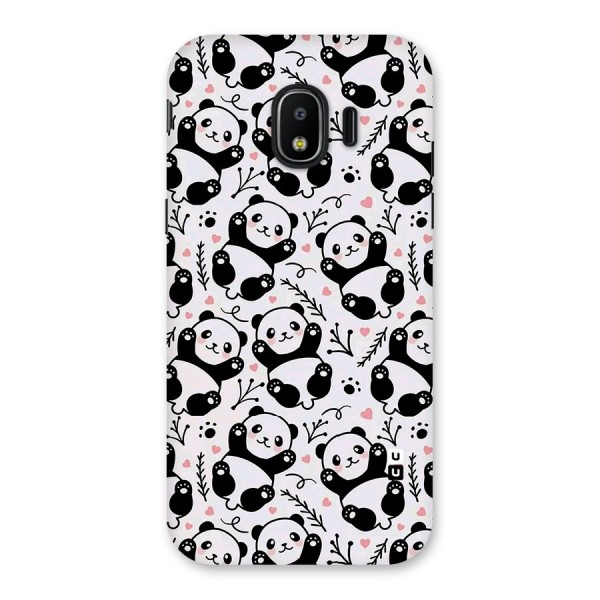 Cute Adorable Panda Pattern Back Case for Galaxy J2 Pro 2018