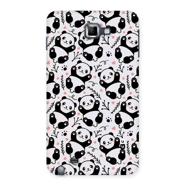 Cute Adorable Panda Pattern Back Case for Galaxy Note