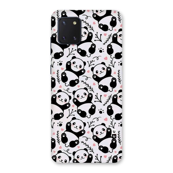 Cute Adorable Panda Pattern Back Case for Galaxy Note 10 Lite