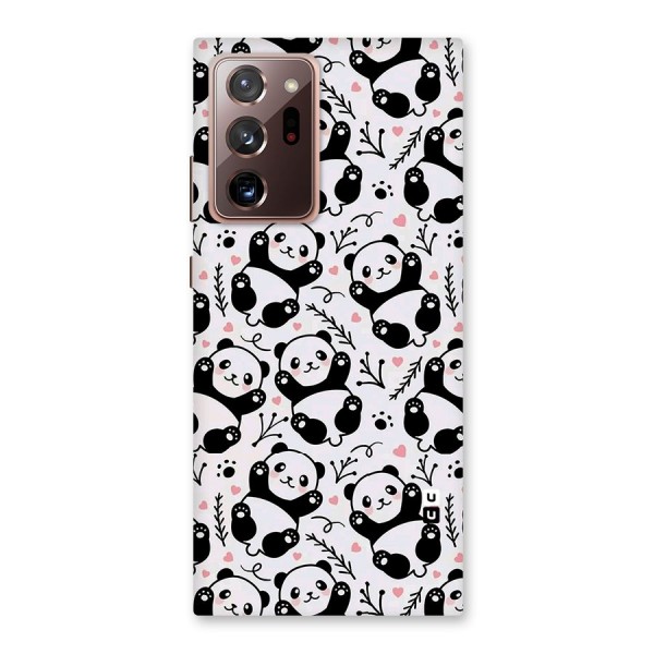 Cute Adorable Panda Pattern Back Case for Galaxy Note 20 Ultra