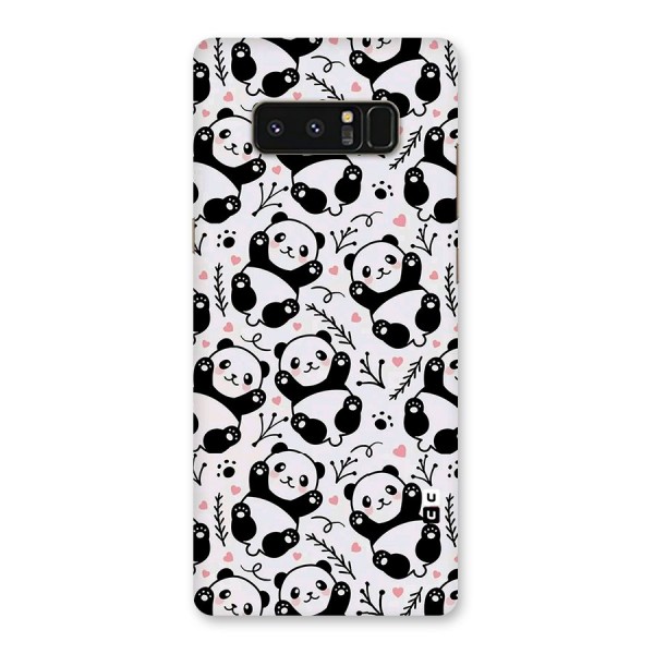 Cute Adorable Panda Pattern Back Case for Galaxy Note 8