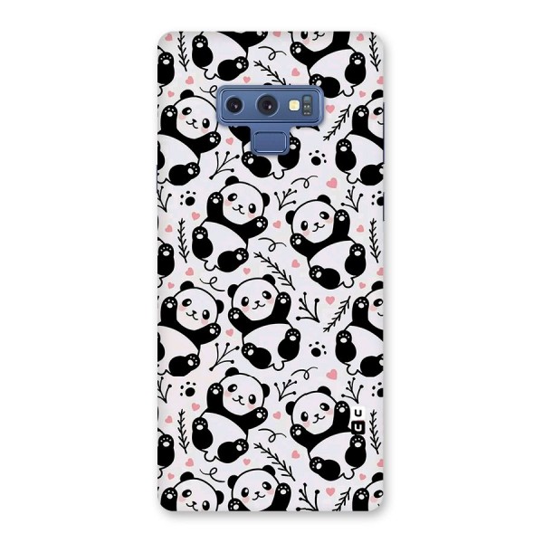 Cute Adorable Panda Pattern Back Case for Galaxy Note 9