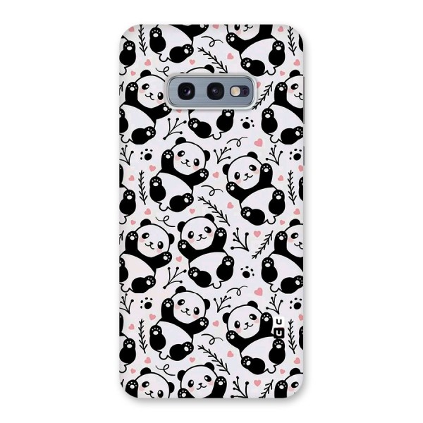 Cute Adorable Panda Pattern Back Case for Galaxy S10e