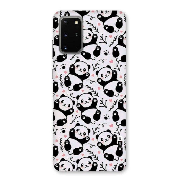 Cute Adorable Panda Pattern Back Case for Galaxy S20 Plus