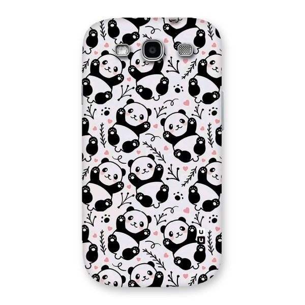 Cute Adorable Panda Pattern Back Case for Galaxy S3