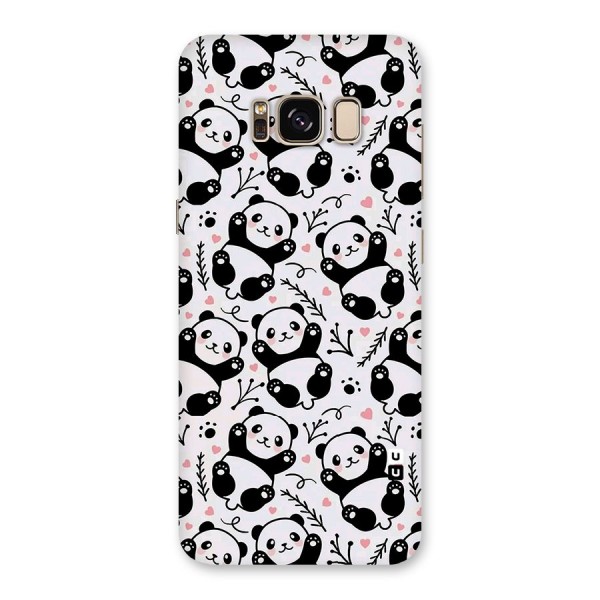 Cute Adorable Panda Pattern Back Case for Galaxy S8