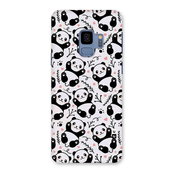Cute Adorable Panda Pattern Back Case for Galaxy S9