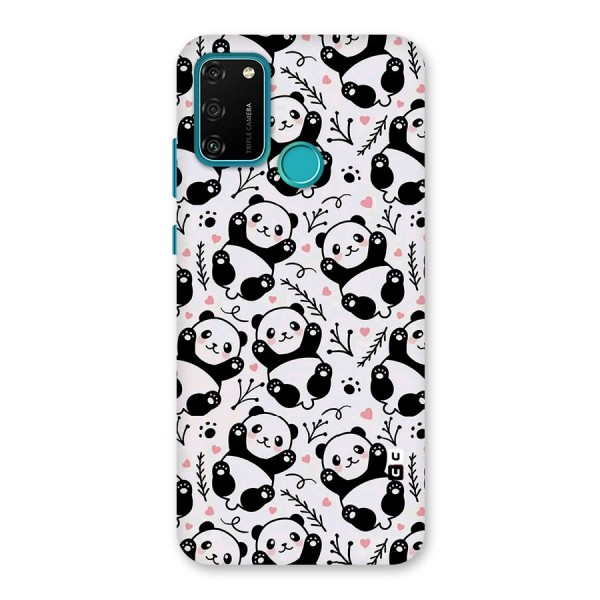 Cute Adorable Panda Pattern Back Case for Honor 9A