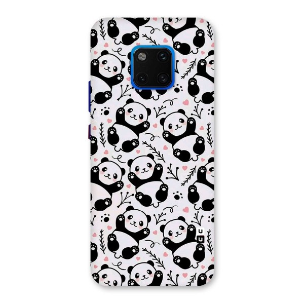 Cute Adorable Panda Pattern Back Case for Huawei Mate 20 Pro