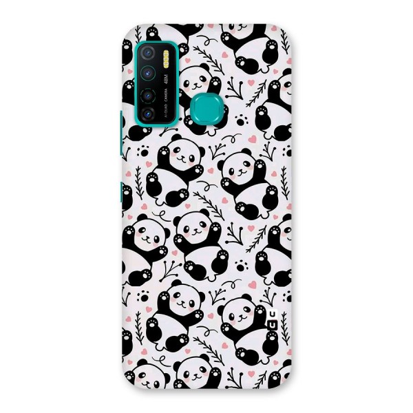 Cute Adorable Panda Pattern Back Case for Infinix Hot 9 Pro