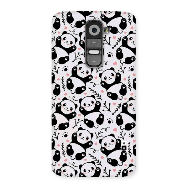 Cute Adorable Panda Pattern Back Case for LG G2