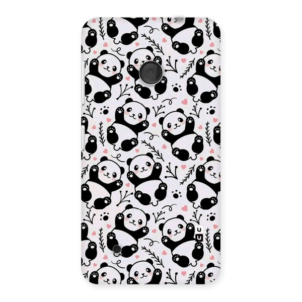 Cute Adorable Panda Pattern Back Case for Lumia 530