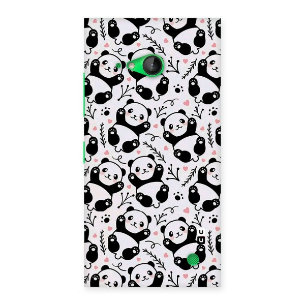 Cute Adorable Panda Pattern Back Case for Lumia 730