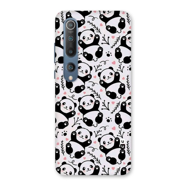 Cute Adorable Panda Pattern Back Case for Mi 10