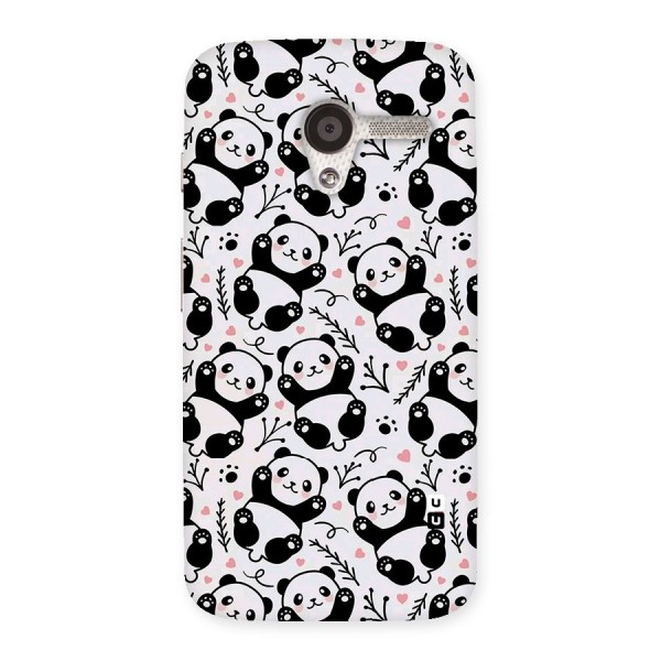 Cute Adorable Panda Pattern Back Case for Moto X