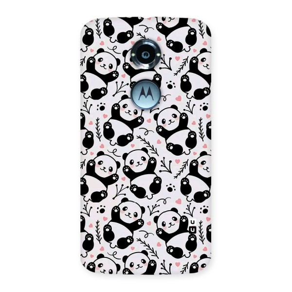 Cute Adorable Panda Pattern Back Case for Moto X 2nd Gen